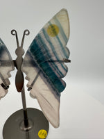 Fluorite Butterfly Wings & Stand #2