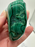 Polished Malachite Freeform Zaire, Africa #7