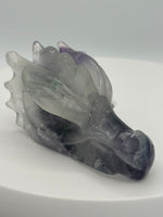 Fluorite Dragon Head Carving #7