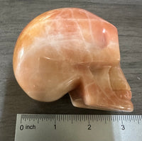 Orange Jade Skull #13