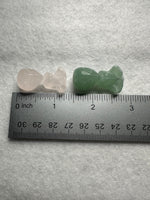Carved Gemstone Yoga Alien