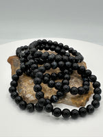 Natural Black Onyx 8mm Bracelet 7.5”