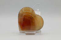 Carnelian Heart Palm Stone #8