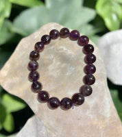 Amethyst Stretch Bead Bracelet