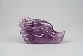 Fluorite Dragon Head Carving #4