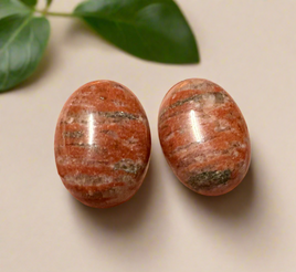 Brecciated Jasper 18x13mm Cabochon Pair