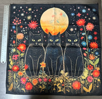 Enchanting Moon Cats Tarot/Altar Cloth