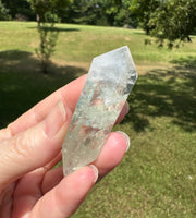 Double Terminated Prasiolite Scepter Wand #8
