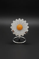 Selenite Daisy Carving with Stand