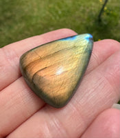 Pearshape Labradorite Cabochon 19a