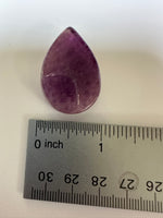 Pear Shape Candy Fluorite Cabochon #18