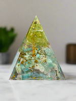 Amazonite Orgonite Pyramid #6