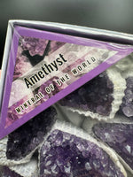 Raw Amethyst Cluster Gift Box