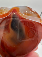Carnelian Heart Palm Stone #10