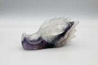 Fluorite Dragon Head Carving #7