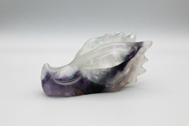 Fluorite Dragon Head Carving #7