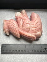 Pink Opal Bird Carving #1