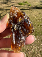 Natural Amber Calcite Raw Specimen UV Reactive #11