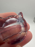 Cat Head Shape Rainbow Fluorite Bowl Carving #2