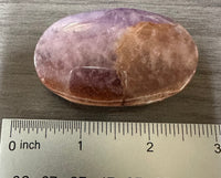 Amethyst Mixed with Stripe Agate Palm Stone #10