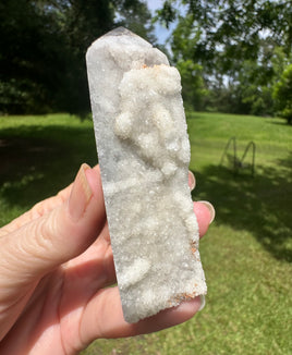 Black Chalcedony Sphalerite Obelisk Tower #3