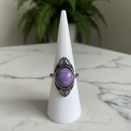 Natural Charoite Ring #30