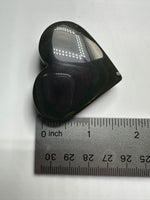 Rainbow Sheen Obsidian Heart #5