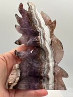 Amethyst Lace Agate Nine-Tailed Fox #7