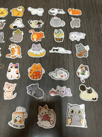 Funny Cat Stickers Set of 55