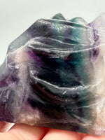 Fluorite Dragon Head Carving #22