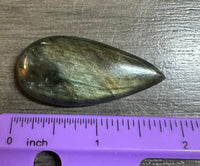 Pearshape Labradorite Cabochon 17a
