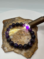 Amethyst Stretch Bead Bracelet