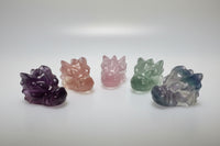 Mini Fluorite Dragon Head Carving