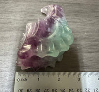 Fluorite Dragon Head Carving #16
