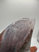 Money Agate Carved Moon #1