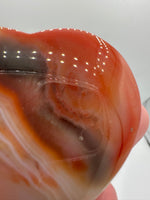 Carnelian Heart Palm Stone #15