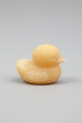 Carved Yellow Stone Duck #1