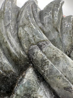 Labradorite Nine-Tailed Fox – Purple, Pink & Orange Flash