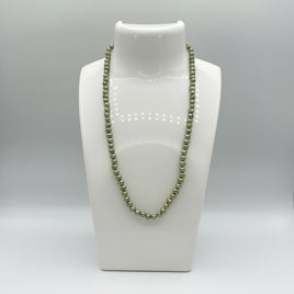 Lime Freshwater Pearl Strand #11