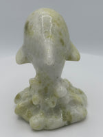 Lantian Jade Carved Dolphin #3