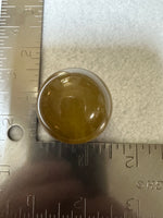 Mostly Yellow with Purple Fluorite Sphere #11