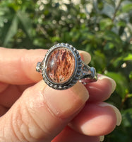 Natural Rutile Rings