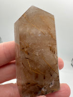 Gold Rutilated Quartz Point #9