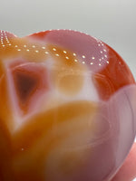 Carnelian Heart Palm Stone #11