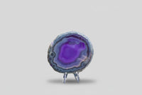Dyed Purple Agate Slice #25