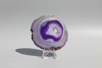 Dyed Purple Agate Slice #2
