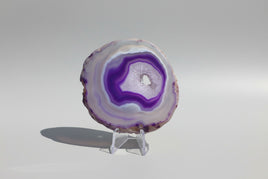 Dyed Purple Agate Slice #2