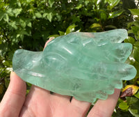 Fluorite Dragon Head Carving #8