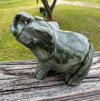 Nephrite Jade Carved Elephant #2