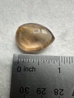 High Quality Gold Rutilated Quartz Teardrop